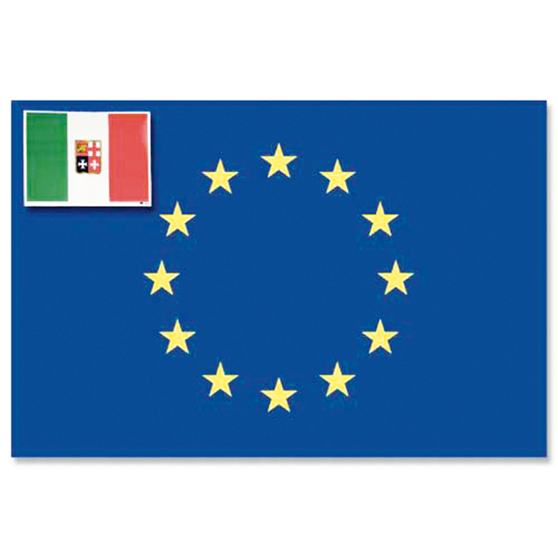 BANDIERA ADESIVA EUROPA ITALIA