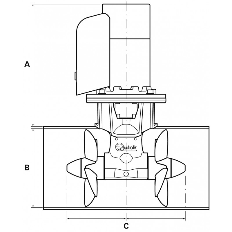 ELICA BTQ 250-140kg 24V